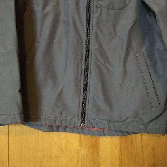 Old Navy Outdoor Men's Medium Long Sleeve Gray Zip Up Jacket With Pockets - Picture 3 of 5